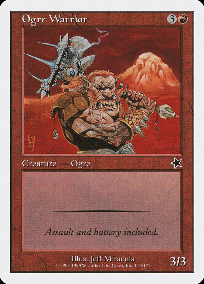 Ogre Warrior [Starter 1999] | Yard's Games Ltd