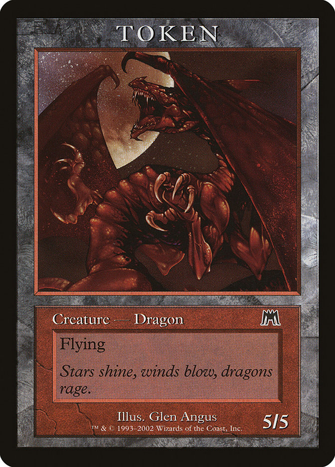 Dragon Token [Magic Player Rewards 2002] | Yard's Games Ltd