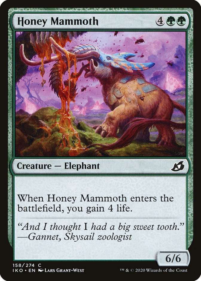 Honey Mammoth [Ikoria: Lair of Behemoths] | Yard's Games Ltd