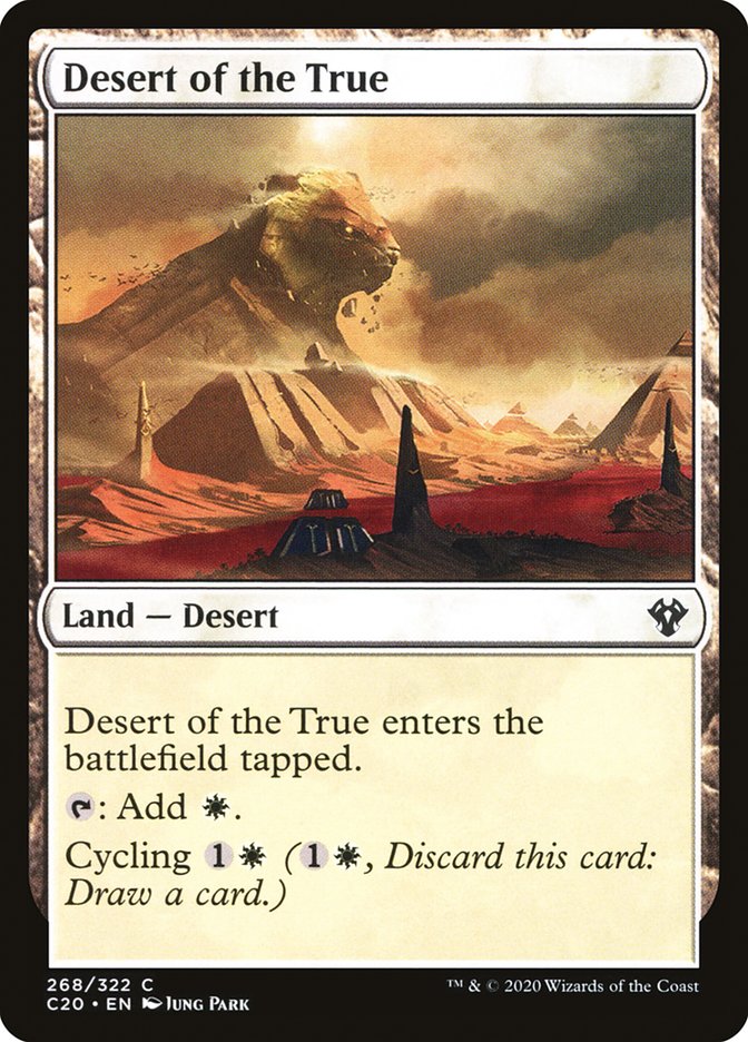 Desert of the True [Commander 2020] | Yard's Games Ltd