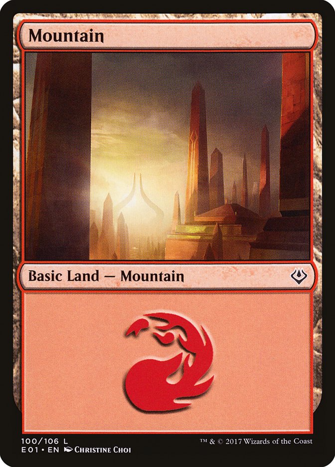 Mountain (100) [Archenemy: Nicol Bolas] | Yard's Games Ltd