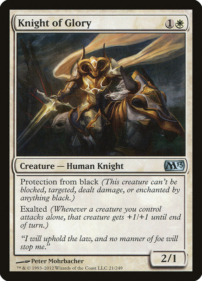 Knight of Glory [Magic 2013] | Yard's Games Ltd