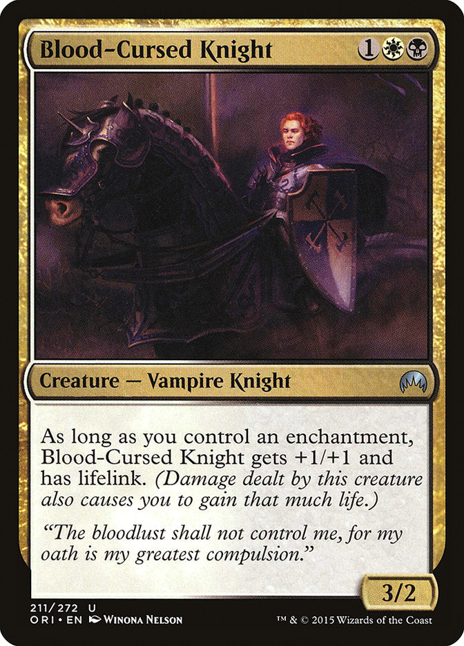 Blood-Cursed Knight [Magic Origins] | Yard's Games Ltd