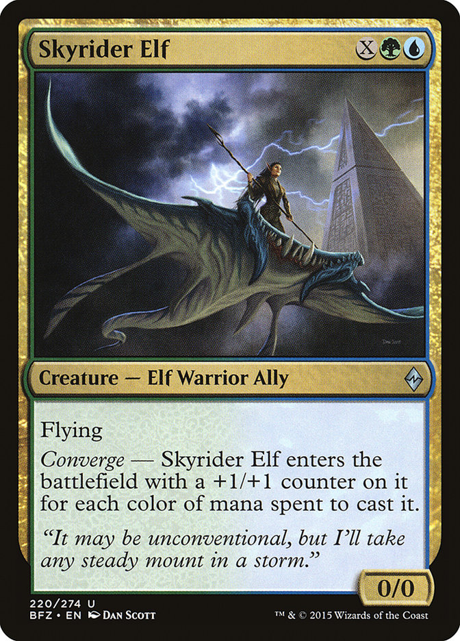 Skyrider Elf [Battle for Zendikar] | Yard's Games Ltd