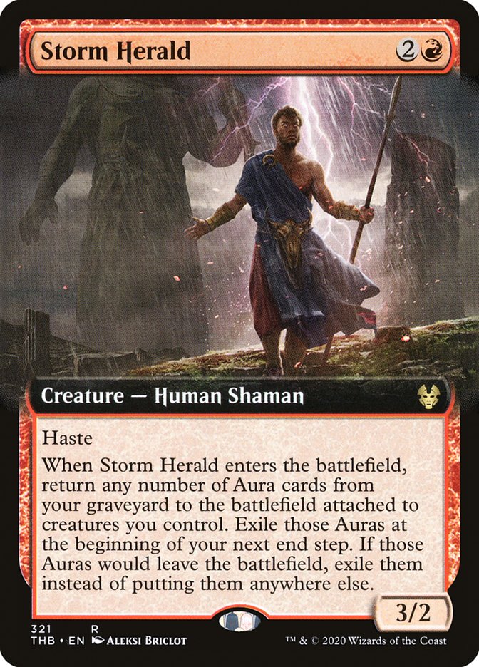 Storm Herald (Extended Art) [Theros Beyond Death] | Yard's Games Ltd