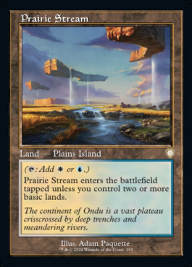 Prairie Stream (Retro) [The Brothers' War Commander] | Yard's Games Ltd