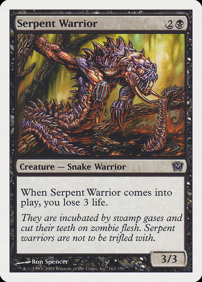 Serpent Warrior [Ninth Edition] | Yard's Games Ltd