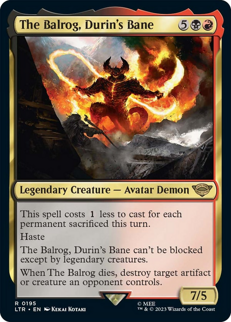 The Balrog, Durin's Bane [The Lord of the Rings: Tales of Middle-Earth] | Yard's Games Ltd