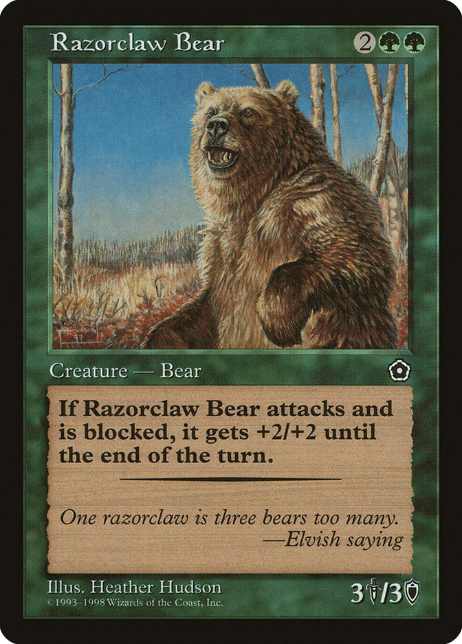 Razorclaw Bear [Portal Second Age] | Yard's Games Ltd