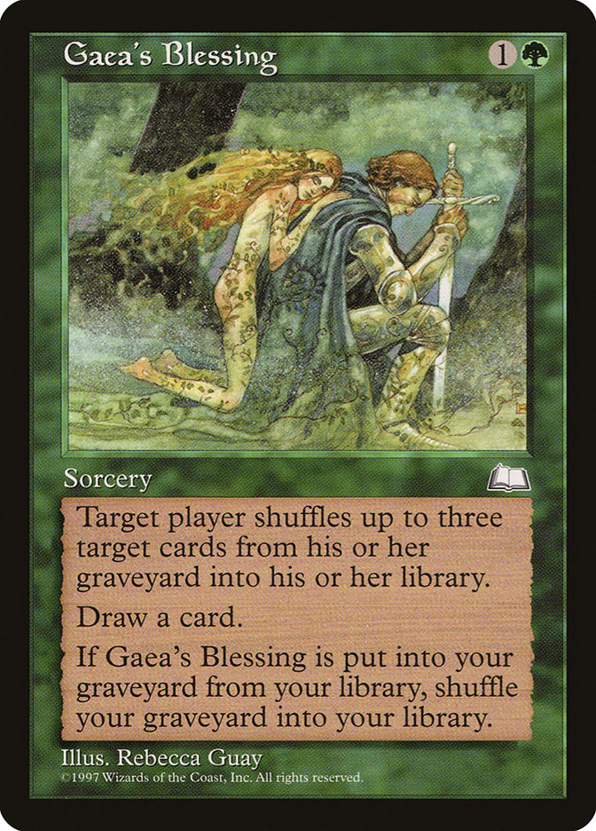 Gaea's Blessing [Weatherlight] | Yard's Games Ltd