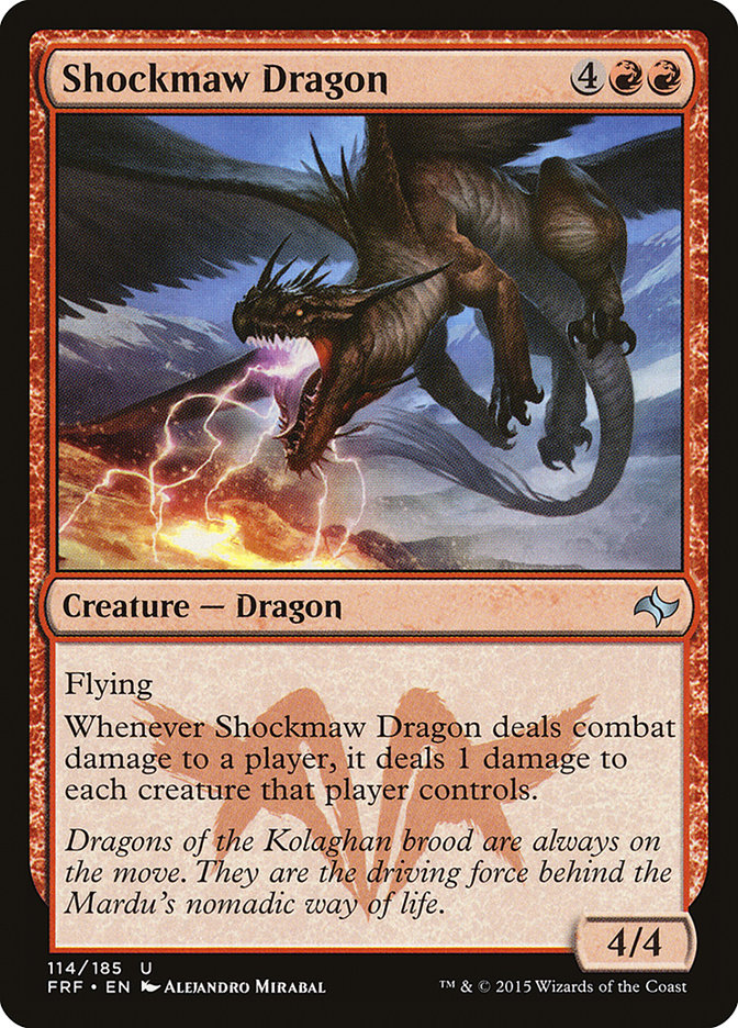 Shockmaw Dragon [Fate Reforged] | Yard's Games Ltd