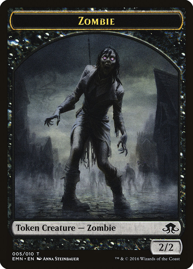 Zombie Token (005/010) [Eldritch Moon Tokens] | Yard's Games Ltd
