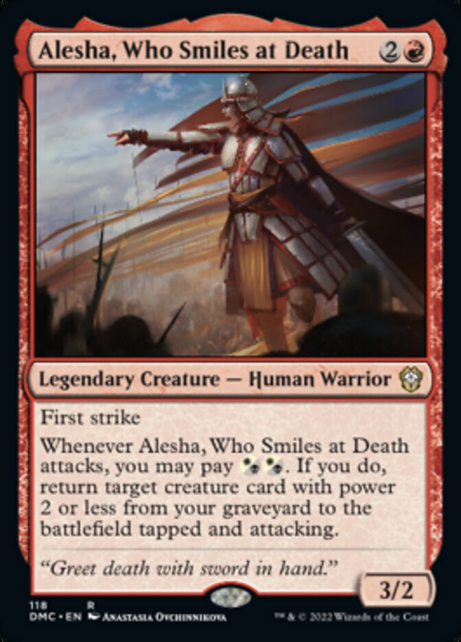 Alesha, Who Smiles at Death [Dominaria United Commander] | Yard's Games Ltd