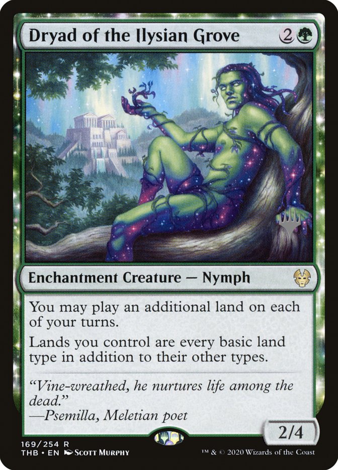 Dryad of the Ilysian Grove (Promo Pack) [Theros Beyond Death Promos] | Yard's Games Ltd