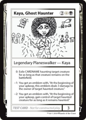 Kaya, Ghost Haunter (2021 Edition) [Mystery Booster Playtest Cards] | Yard's Games Ltd