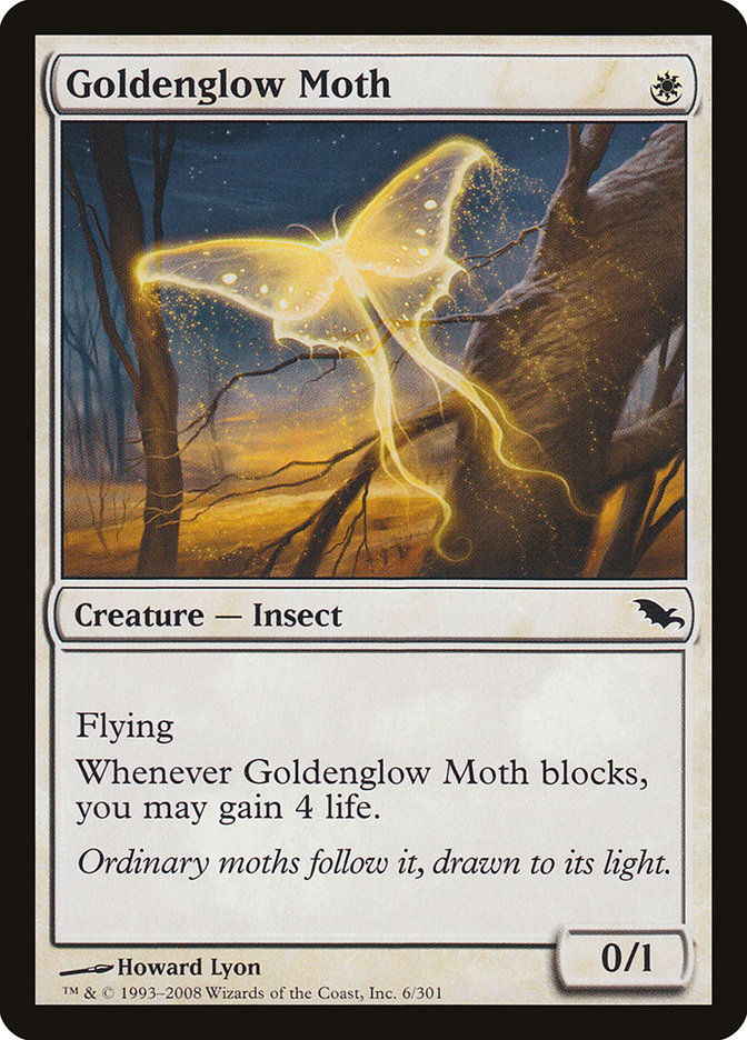 Goldenglow Moth [Shadowmoor] | Yard's Games Ltd