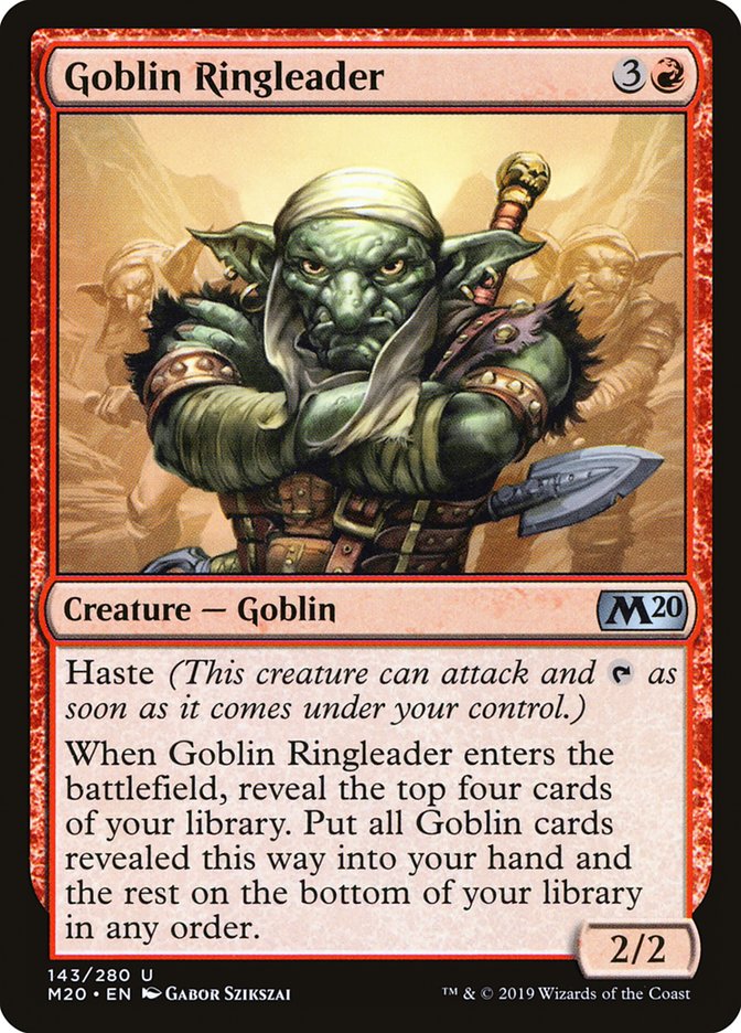 Goblin Ringleader [Core Set 2020] | Yard's Games Ltd