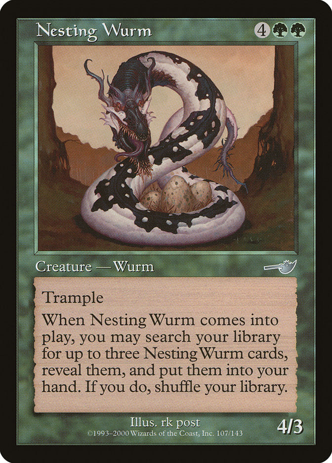 Nesting Wurm [Nemesis] | Yard's Games Ltd