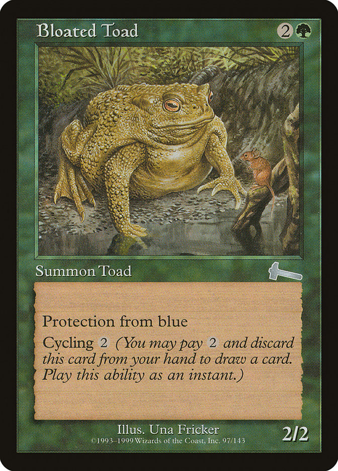 Bloated Toad [Urza's Legacy] | Yard's Games Ltd