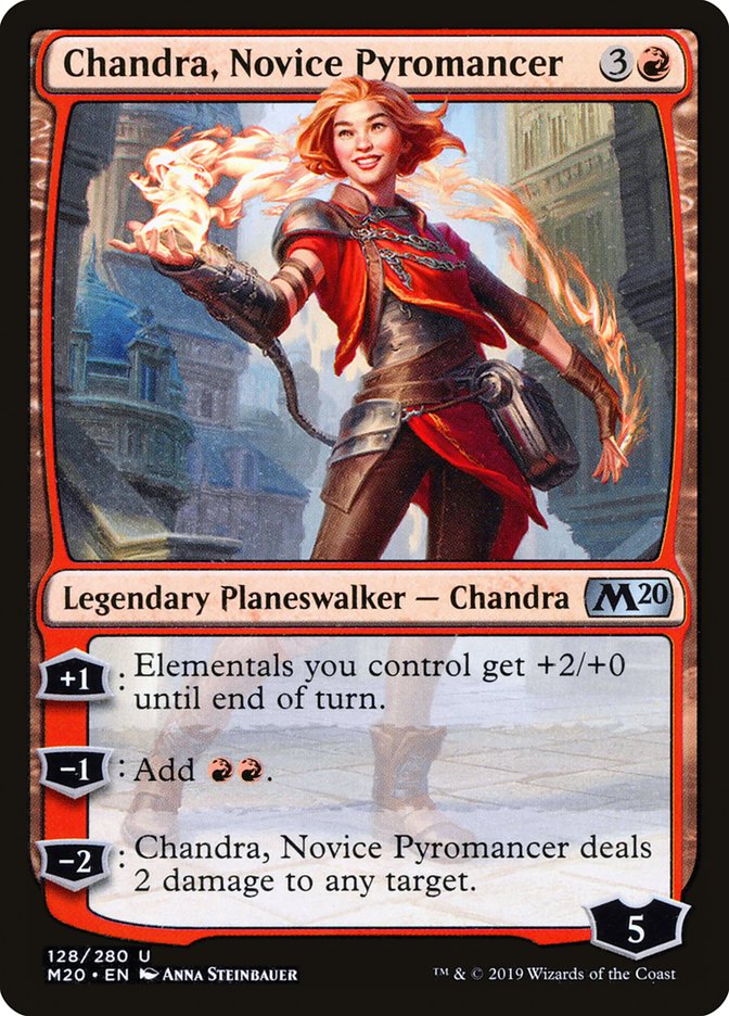 Chandra, Novice Pyromancer [Core Set 2020] | Yard's Games Ltd