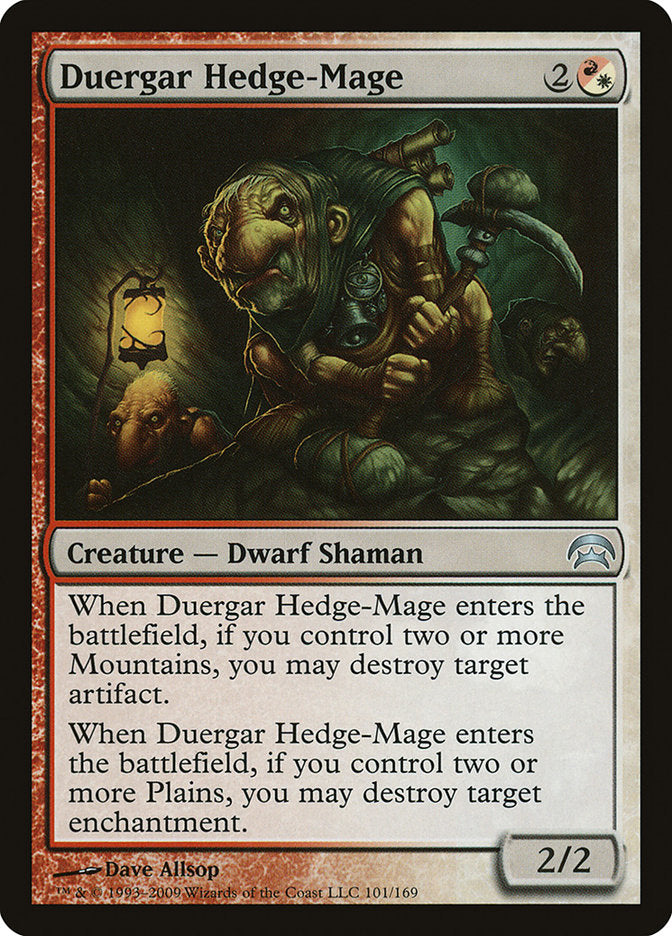 Duergar Hedge-Mage [Planechase] | Yard's Games Ltd