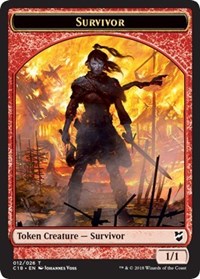 Survivor // Myr (023) Double-sided Token [Commander 2018] | Yard's Games Ltd
