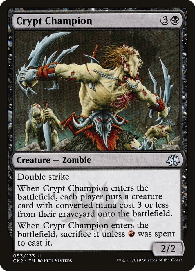 Crypt Champion [Ravnica Allegiance Guild Kit] | Yard's Games Ltd
