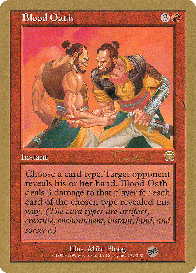 Blood Oath (Jan Tomcani) (SB) [World Championship Decks 2001] | Yard's Games Ltd