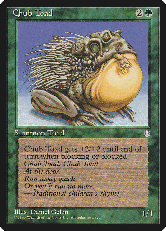 Chub Toad [Ice Age] | Yard's Games Ltd