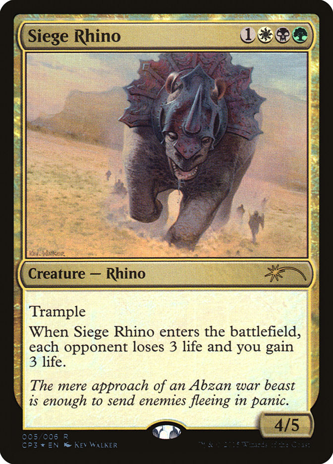 Siege Rhino [Magic Origins Clash Pack] | Yard's Games Ltd