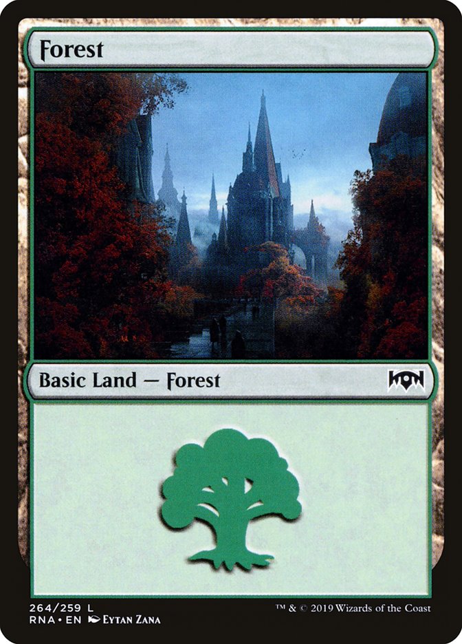 Forest (264) [Ravnica Allegiance] | Yard's Games Ltd