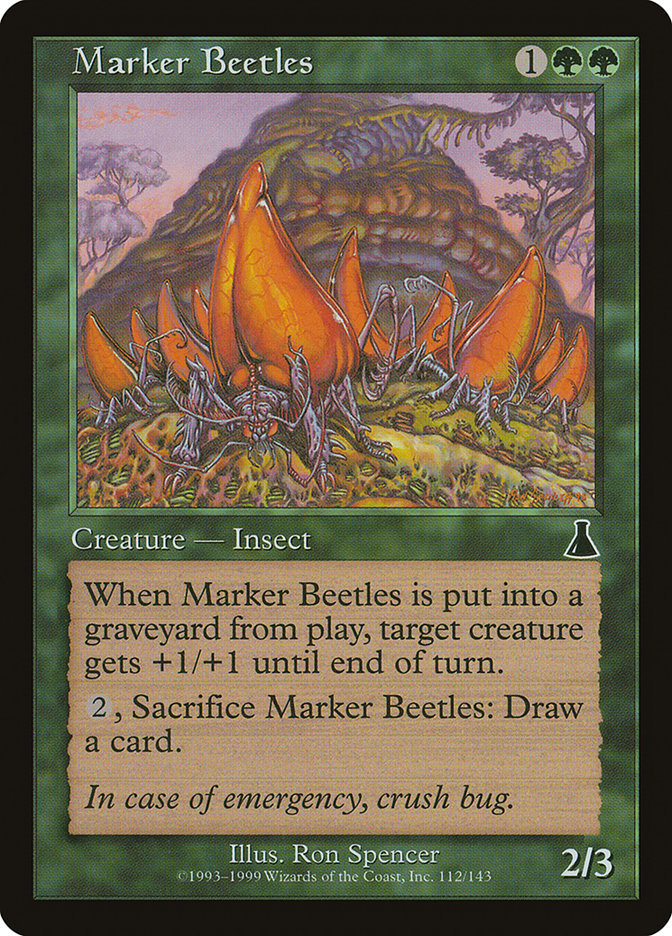 Marker Beetles [Urza's Destiny] | Yard's Games Ltd