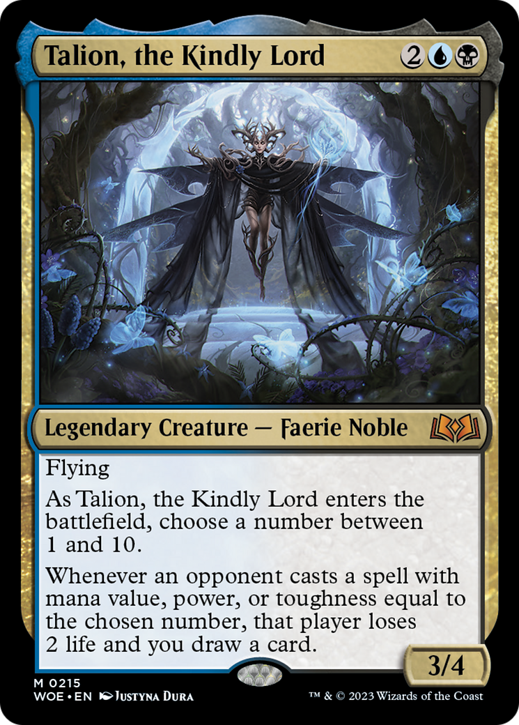 Talion, the Kindly Lord [Wilds of Eldraine] | Yard's Games Ltd