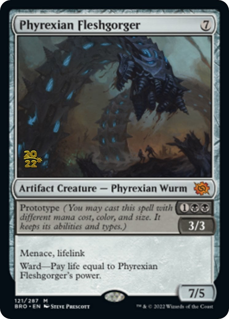 Phyrexian Fleshgorger [The Brothers' War Prerelease Promos] | Yard's Games Ltd