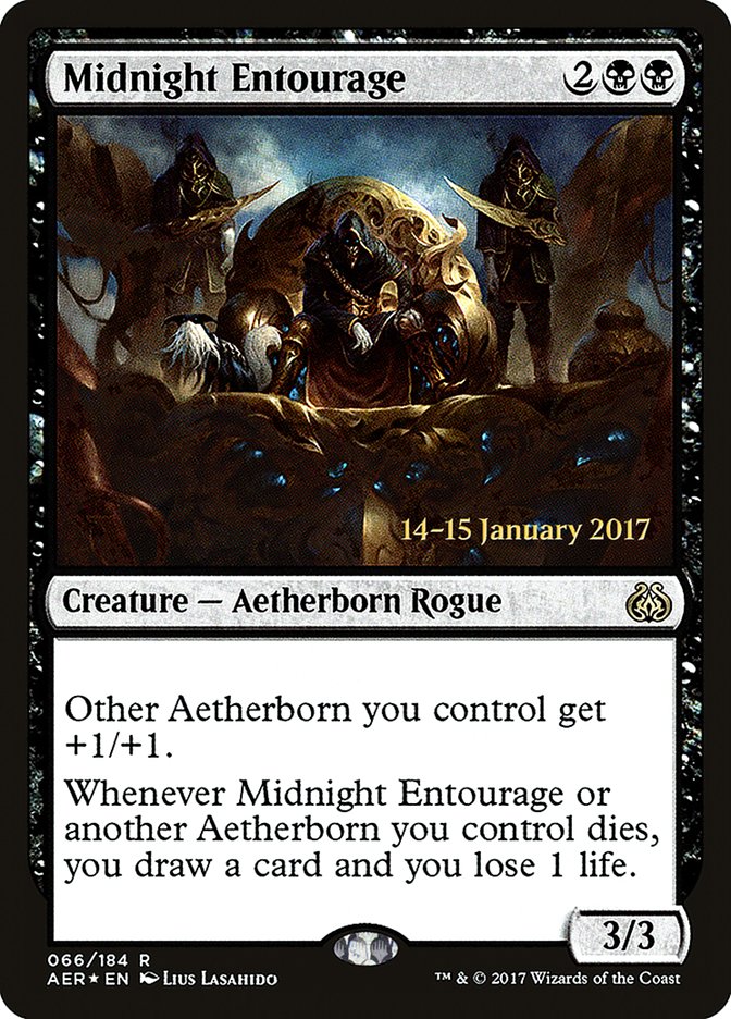 Midnight Entourage [Aether Revolt Prerelease Promos] | Yard's Games Ltd