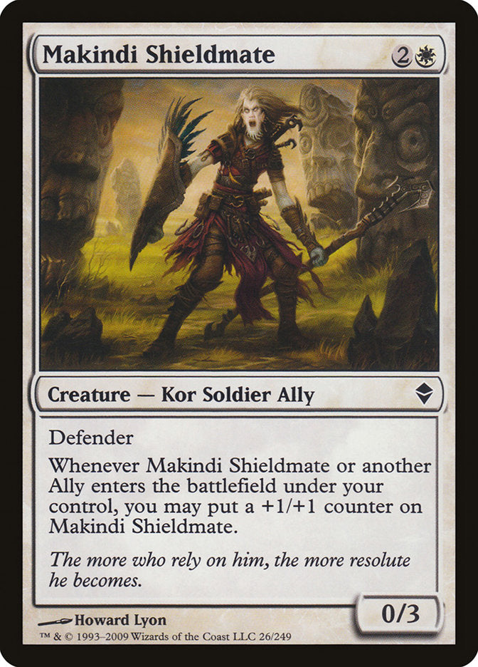Makindi Shieldmate [Zendikar] | Yard's Games Ltd