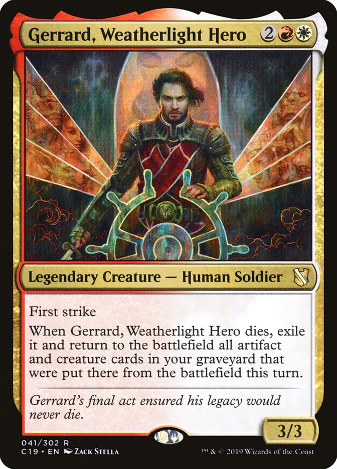Gerrard, Weatherlight Hero [Commander 2019] | Yard's Games Ltd
