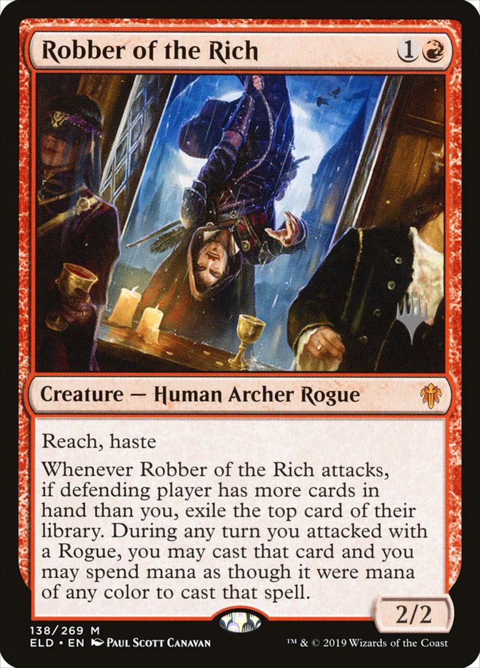 Robber of the Rich (Promo Pack) [Throne of Eldraine Promos] | Yard's Games Ltd