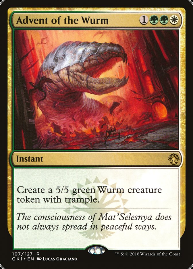 Advent of the Wurm [Guilds of Ravnica Guild Kit] | Yard's Games Ltd