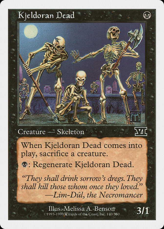 Kjeldoran Dead [Classic Sixth Edition] | Yard's Games Ltd