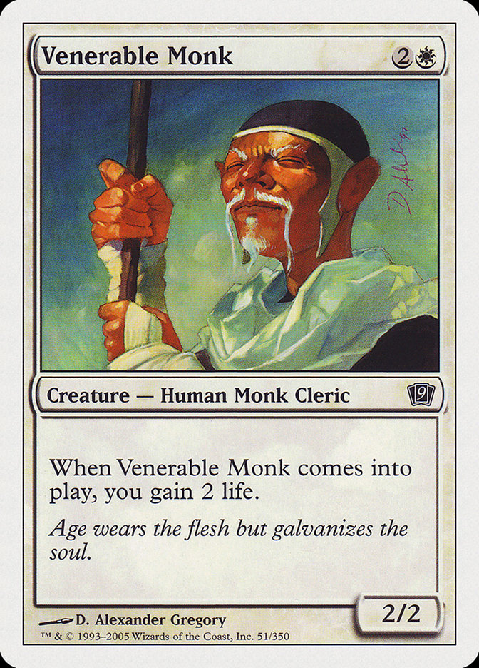 Venerable Monk [Ninth Edition] | Yard's Games Ltd
