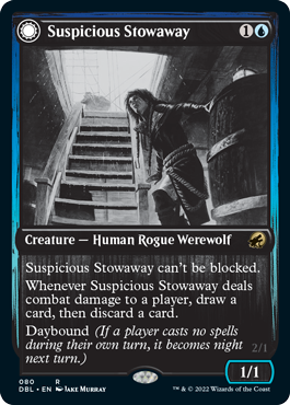 Suspicious Stowaway // Seafaring Werewolf [Innistrad: Double Feature] | Yard's Games Ltd