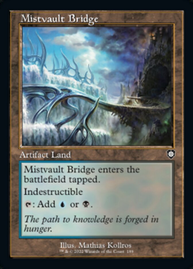 Mistvault Bridge (Retro) [The Brothers' War Commander] | Yard's Games Ltd