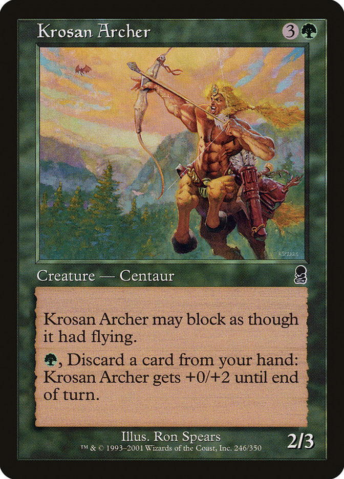 Krosan Archer [Odyssey] | Yard's Games Ltd