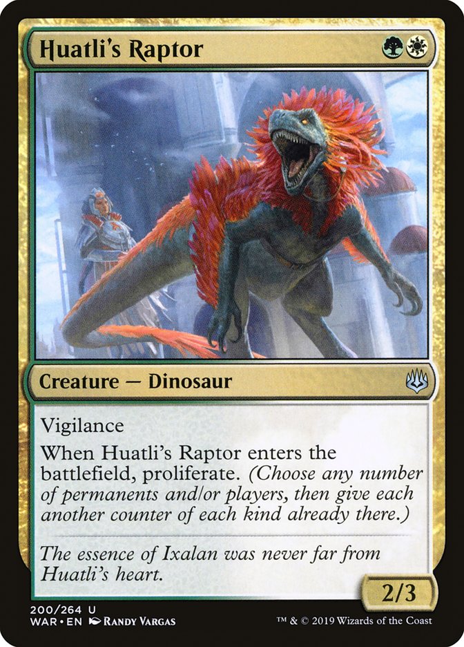 Huatli's Raptor [War of the Spark] | Yard's Games Ltd