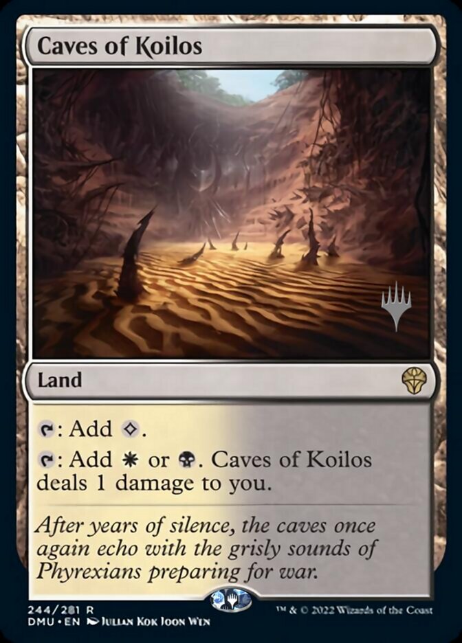 Caves of Koilos (Promo Pack) [Dominaria United Promos] | Yard's Games Ltd