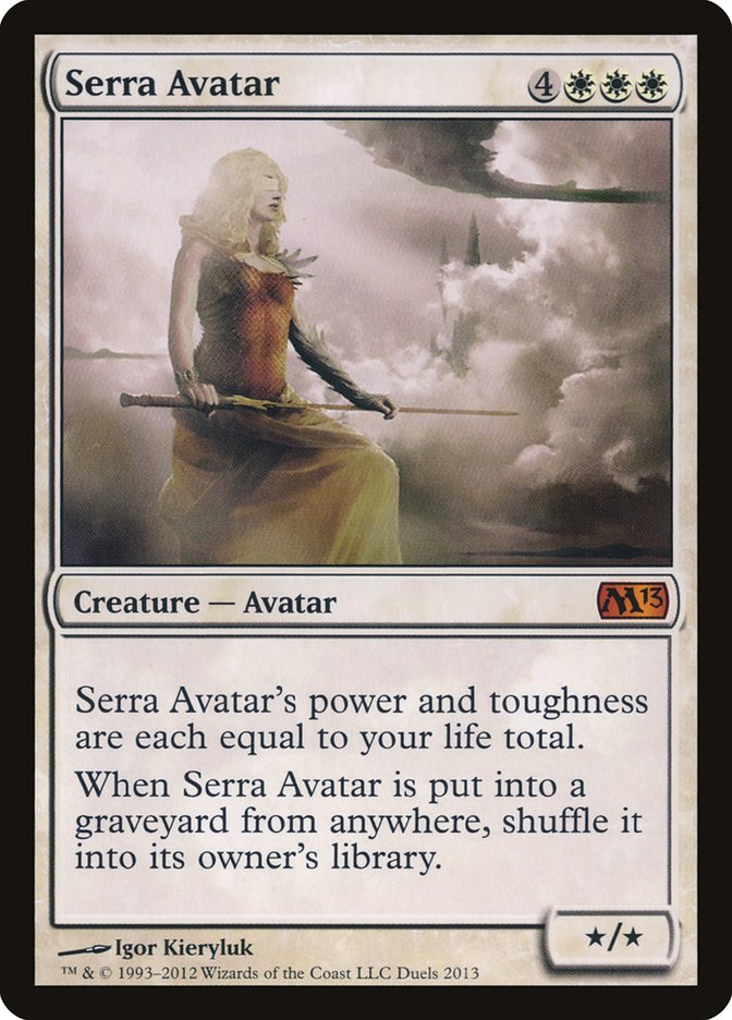 Serra Avatar (Duels of the Planeswalkers Promos) [Duels of the Planeswalkers Promos 2012] | Yard's Games Ltd