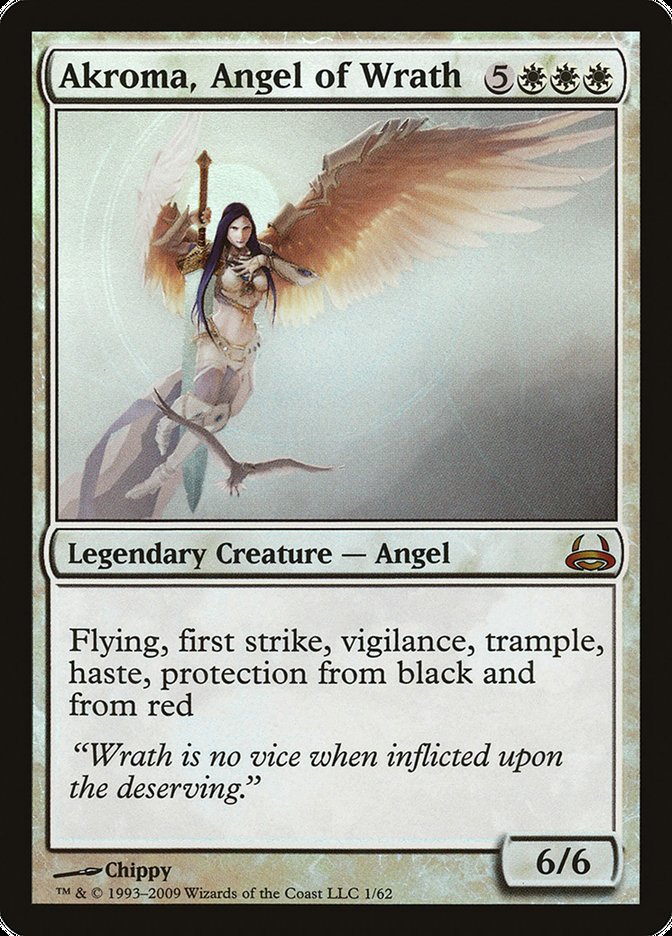Akroma, Angel of Wrath [Duel Decks: Divine vs. Demonic] | Yard's Games Ltd