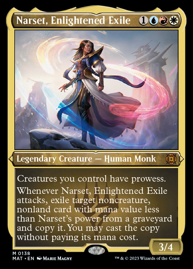 Narset, Enlightened Exile (Foil Etched) [March of the Machine: The Aftermath] | Yard's Games Ltd
