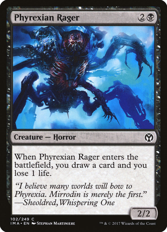 Phyrexian Rager [Iconic Masters] | Yard's Games Ltd